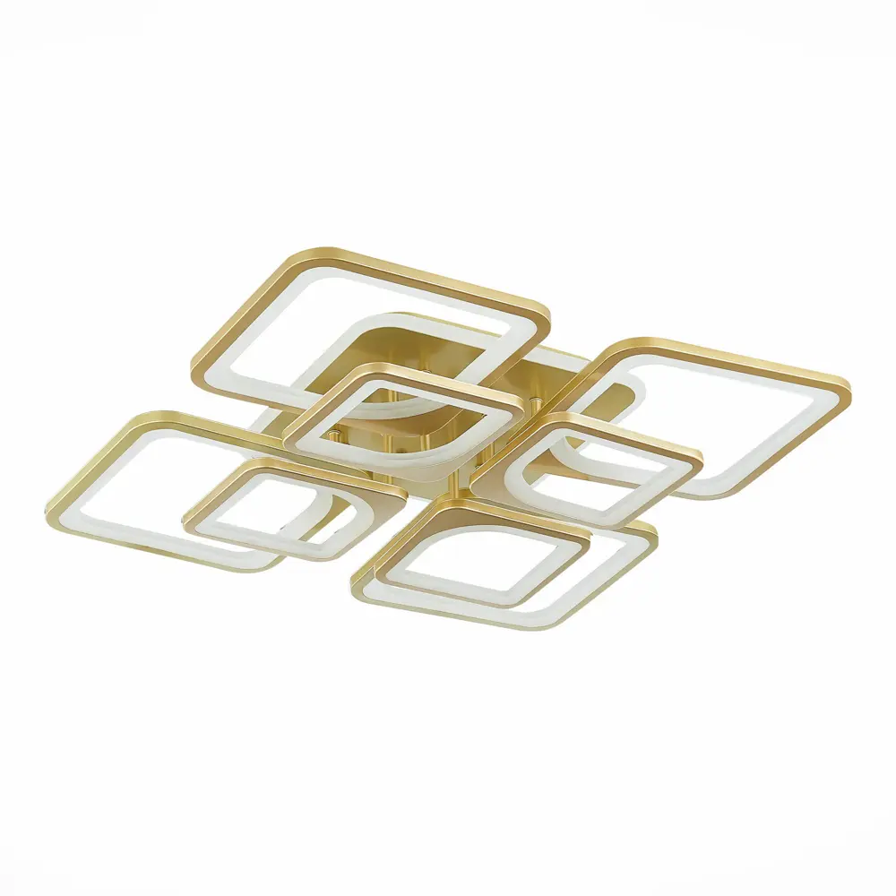 Фото 5 Люстра потолочная светодиодная ALMA LIGHT ALC00095GD-RGB-LED.8x224W 34 м² изменение цвета RGB цвет жёлтый золотой Фото 5 Люстра потолочная светодиодная ALMA LIGHT ALC00095GD-RGB-LED.8x224W 34 м² изменение цвета RGB цвет жёлтый золотой