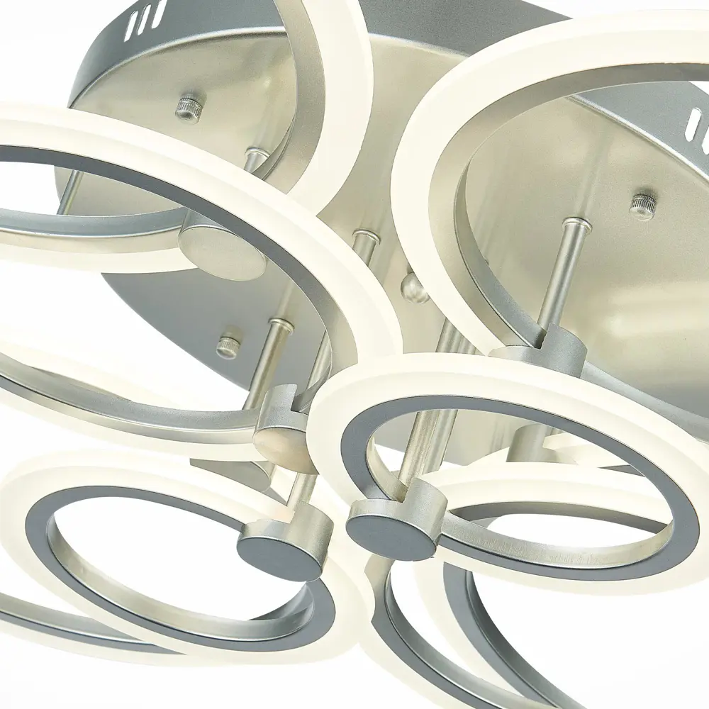 Фото 7 Люстра потолочная светодиодная ALMA LIGHT ALC00100SL-3000-6000K-LED.8x212W 34 м² изменение оттенков белого цвет серый серебристый Фото 7 Люстра потолочная светодиодная ALMA LIGHT ALC00100SL-3000-6000K-LED.8x212W 34 м² изменение оттенков белого цвет серый серебристый