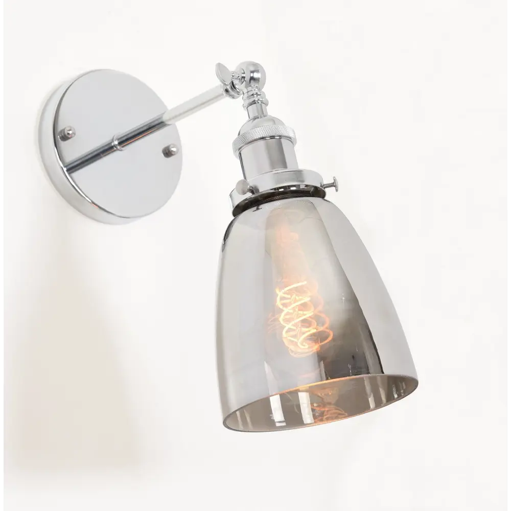 Фото 4 Настенный светильник LUMINA DECO LDW 6800-1 CHR+GY цвет хром Фото 4 Настенный светильник LUMINA DECO LDW 6800-1 CHR+GY цвет хром