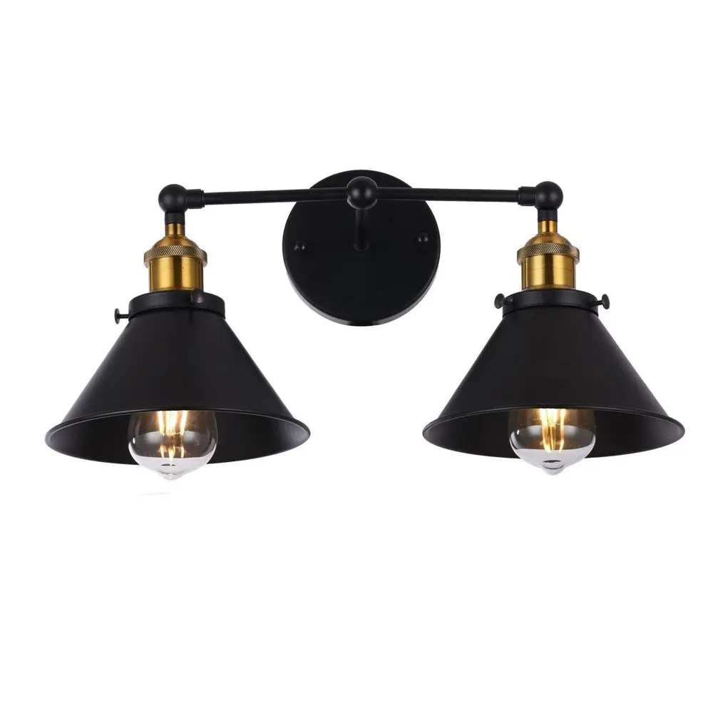 Фото 3 Настенный светильник LUMINA DECO LDW B018-2 BK цвет бронза Фото 3 Настенный светильник LUMINA DECO LDW B018-2 BK цвет бронза