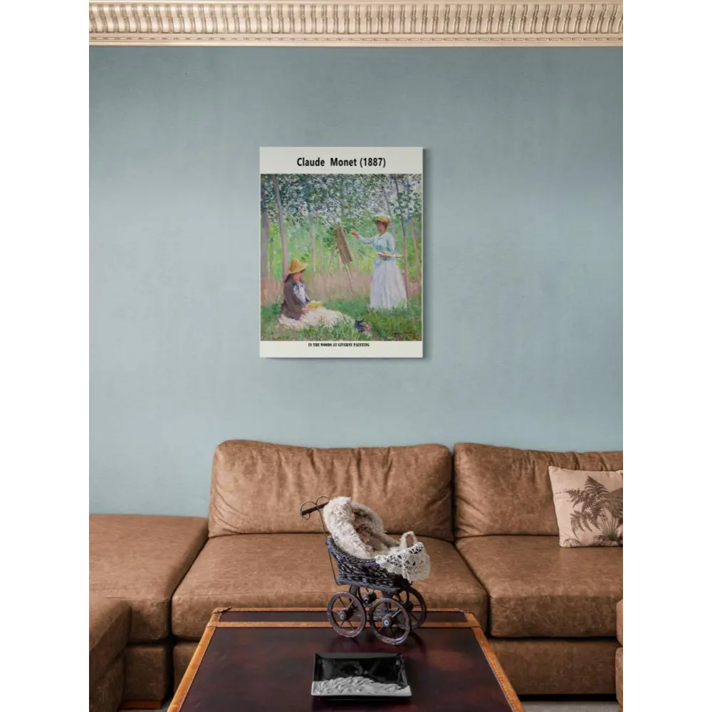 Фото 3 Постер Простопостер "Клод моне - в лесу в живерни" 90x60 см в раме Фото 3 Постер Простопостер "Клод моне - в лесу в живерни" 90x60 см в раме