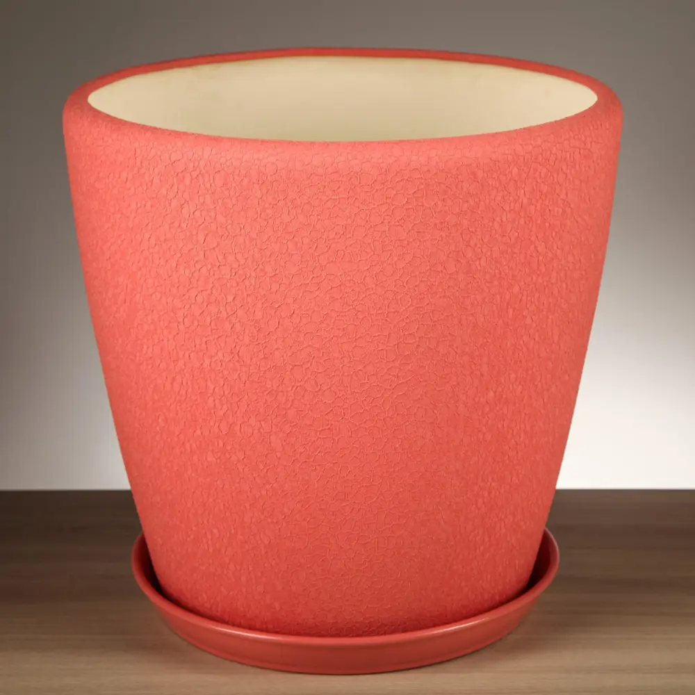 Фото Горшок цветочный 835596 Ориана 10 см 20 л керамика аквамарин синий