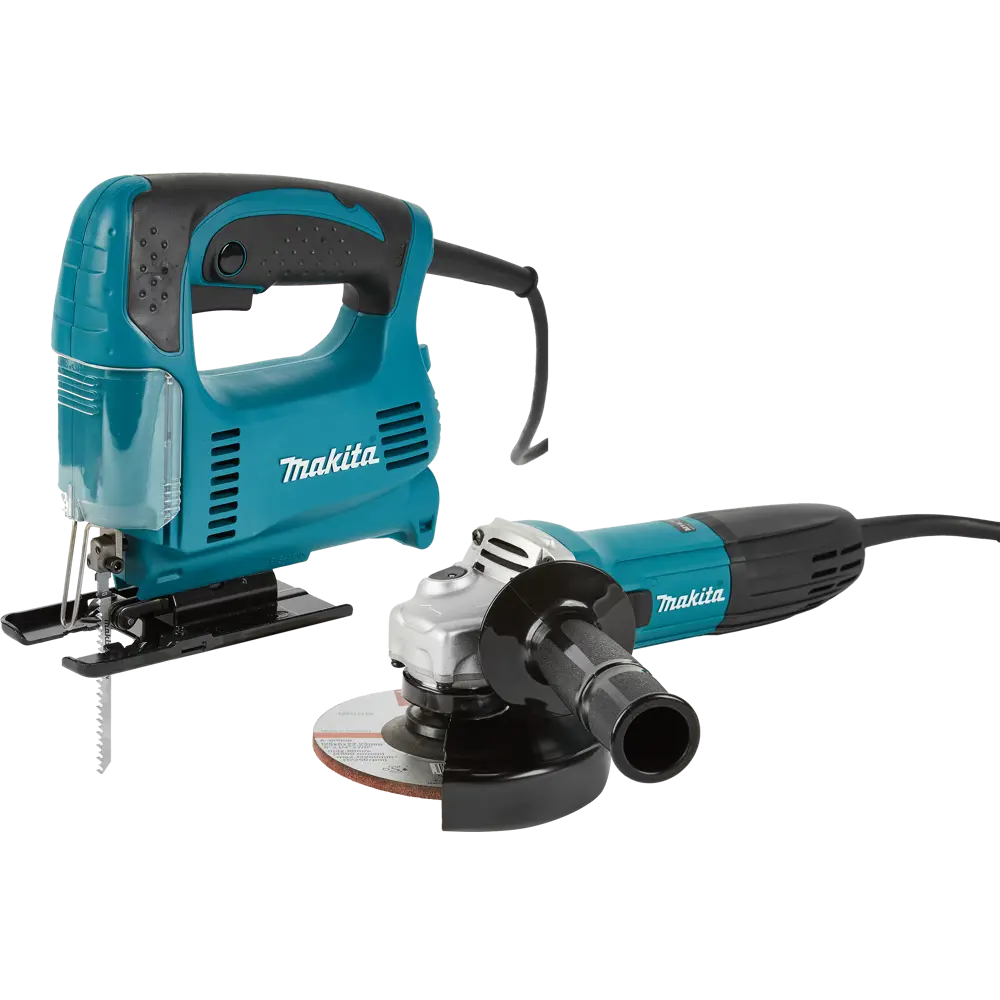 Фото Набор электроинструментов Makita DK0122, УШМ GA5030 и Лобзик 4326 Фото Набор электроинструментов Makita DK0122, УШМ GA5030 и Лобзик 4326