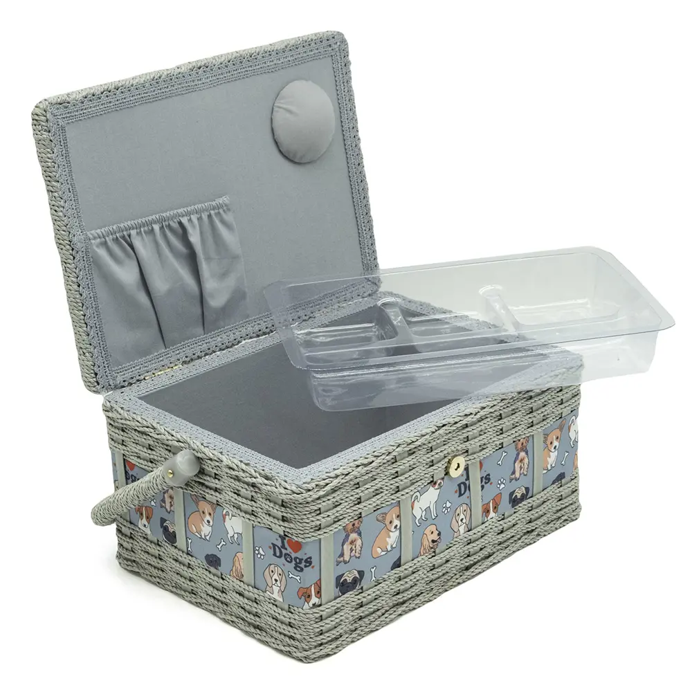 Фото 2 Шкатулка средняя декоративная Hobby&Pro I love dogs Y1632L PVC Tray 26*19*14.5см Фото 2 Шкатулка средняя декоративная Hobby&Pro I love dogs Y1632L PVC Tray 26*19*14.5см