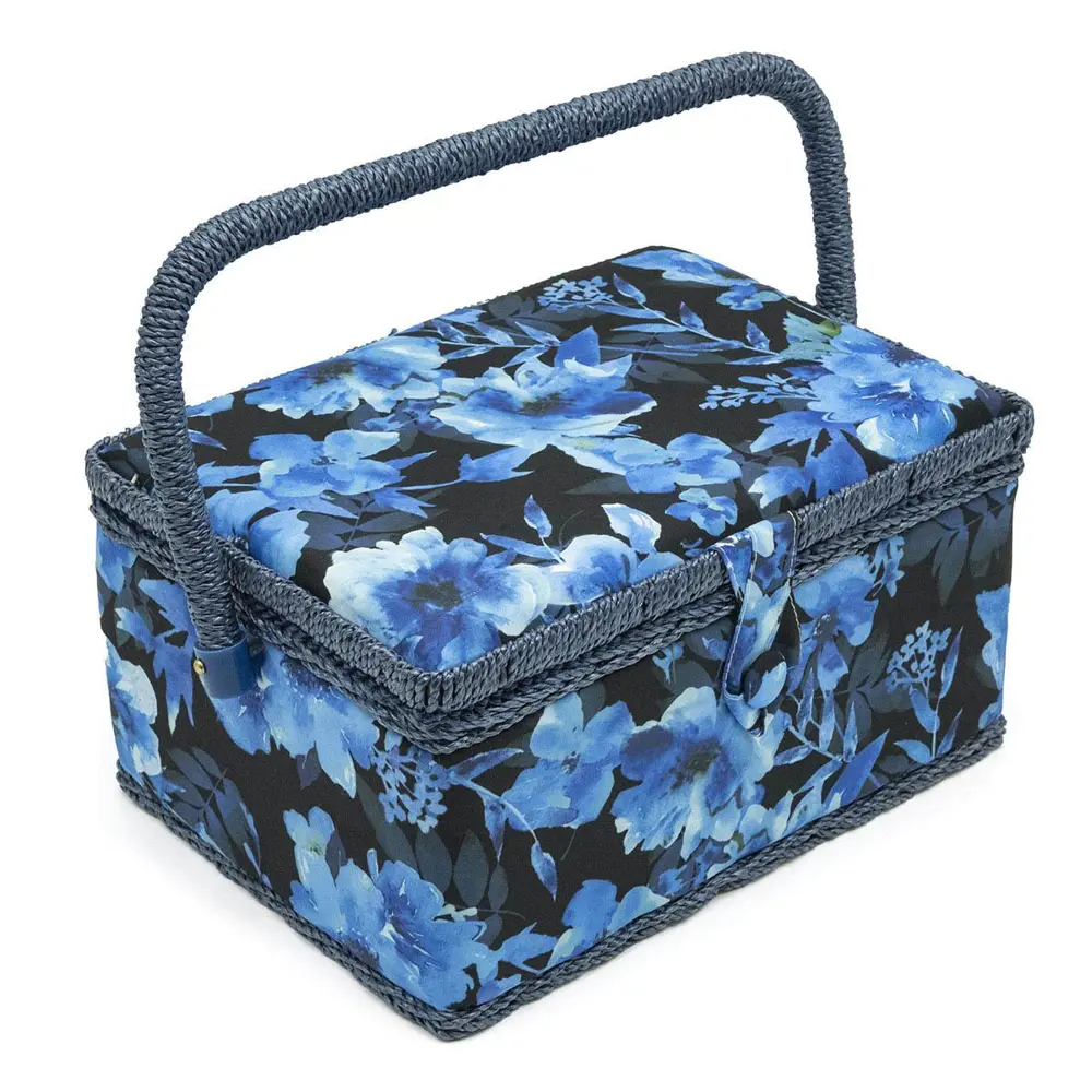 Фото Шкатулка средняя декоративная Hobby&Pro Голубые цветы LY1633L HP Tray 26*19*14.5см Фото Шкатулка средняя декоративная Hobby&Pro Голубые цветы LY1633L HP Tray 26*19*14.5см