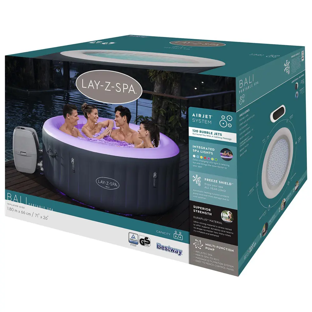 Фото 8 SPA бассейн Bestway 5309864 Bali AirJet 180 x 66 см Фото 8 SPA бассейн Bestway 5309864 Bali AirJet 180 x 66 см