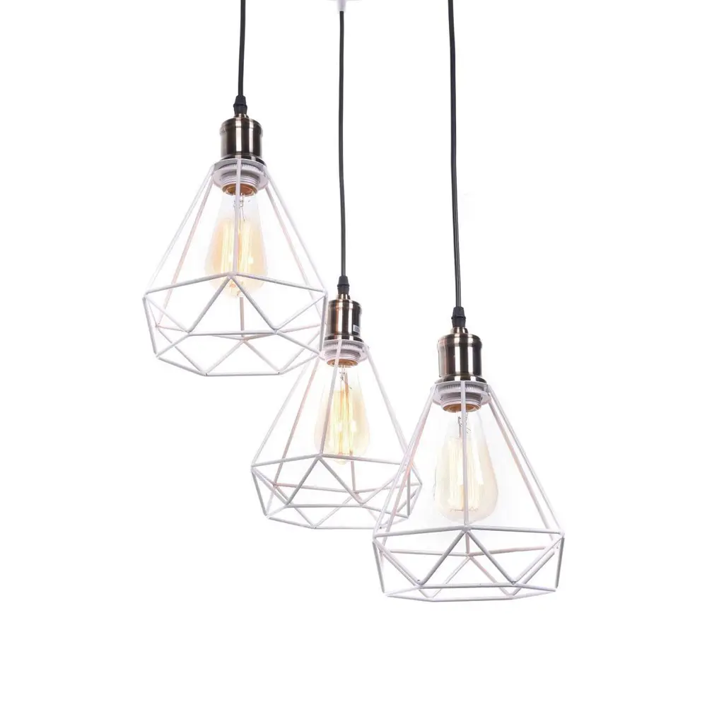 Фото 2 Люстра потолочная LUMINA DECO LDP 11609-3 WT Cobi 3 лампы 12 м² цвет белый Фото 2 Люстра потолочная LUMINA DECO LDP 11609-3 WT Cobi 3 лампы 12 м² цвет белый