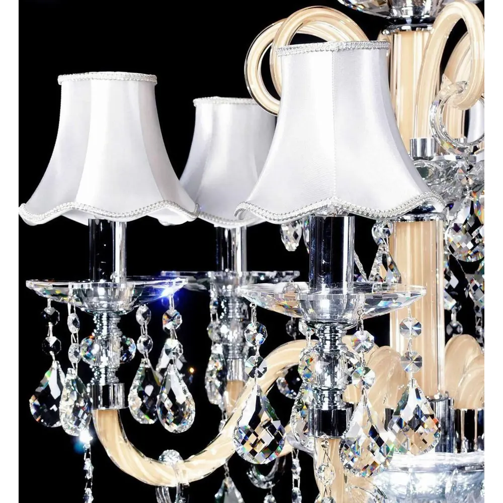 Фото 3 Люстра потолочная LUMINA DECO LDP 66249-6 WT Denica 6 ламп 16 м² цвет серый Фото 3 Люстра потолочная LUMINA DECO LDP 66249-6 WT Denica 6 ламп 16 м² цвет серый