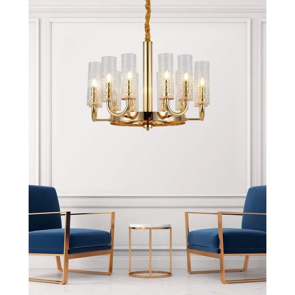 Фото 2 Люстра потолочная LUMINA DECO LDP 8011-12 F.GD Donatti 12 ламп 32 м² цвет золото Фото 2 Люстра потолочная LUMINA DECO LDP 8011-12 F.GD Donatti 12 ламп 32 м² цвет золото