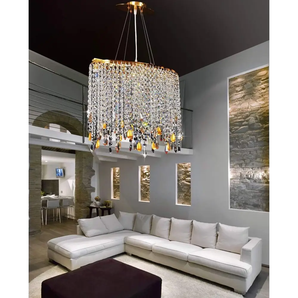 Фото 4 Люстра потолочная хрустальная Lumina Deco LDP 7051-4A GD Aldonea 4 лампы 7.47 м² цвет золото Фото 4 Люстра потолочная хрустальная Lumina Deco LDP 7051-4A GD Aldonea 4 лампы 7.47 м² цвет золото