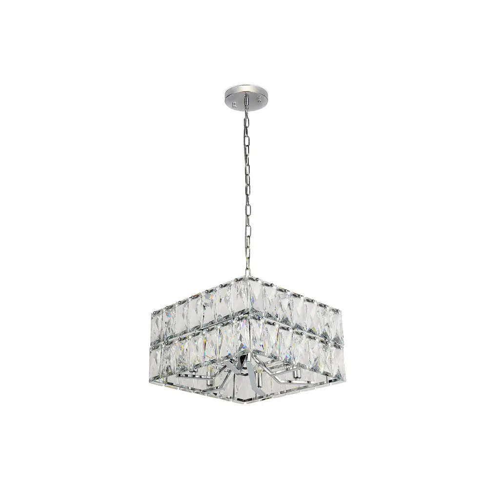 Фото 4 Люстра потолочная хрустальная Ambrella Light TR5161 Traditional 6 ламп 18 м² цвет хром Фото 4 Люстра потолочная хрустальная Ambrella Light TR5161 Traditional 6 ламп 18 м² цвет хром