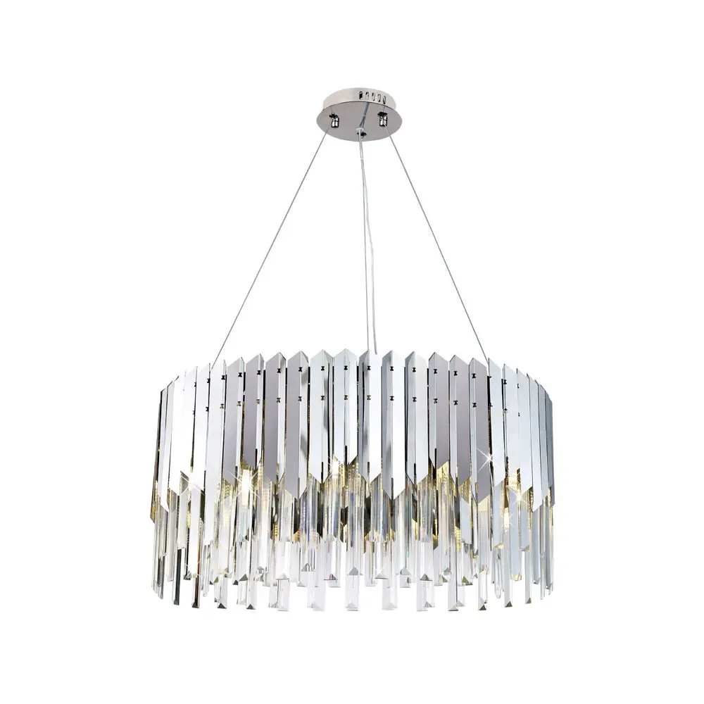 Фото 3 Люстра потолочная хрустальная Ambrella Light TR5285 Traditional 6 ламп 18 м² цвет хром Фото 3 Люстра потолочная хрустальная Ambrella Light TR5285 Traditional 6 ламп 18 м² цвет хром