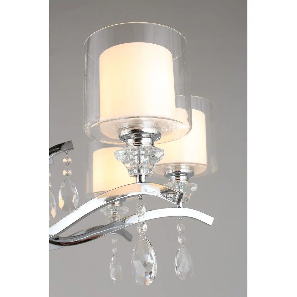 Фото 6 Люстра потолочная OMNILUX OML-70903-08 Bollate 8 ламп 32 м² цвет хром Фото 6 Люстра потолочная OMNILUX OML-70903-08 Bollate 8 ламп 32 м² цвет хром