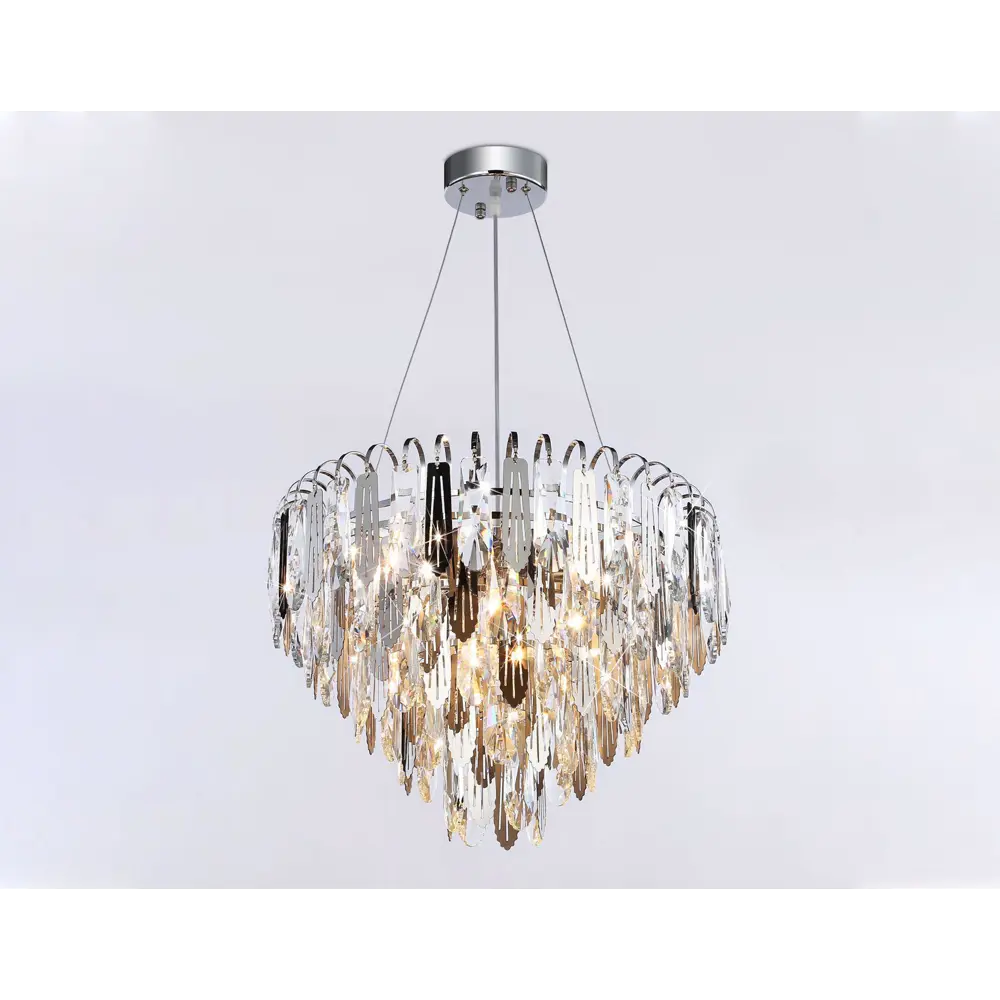 Фото 5 Люстра потолочная хрустальная Ambrella Light TR5255 Traditional 8 ламп 23 м² цвет хром Фото 5 Люстра потолочная хрустальная Ambrella Light TR5255 Traditional 8 ламп 23 м² цвет хром
