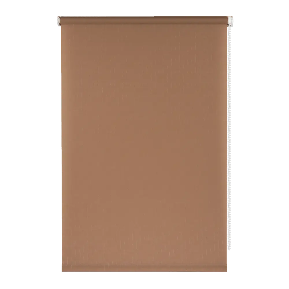 Фото Рулонная штора Prakto Shantung 60x160 см цвет какао Фото Рулонная штора Prakto Shantung 60x160 см цвет какао
