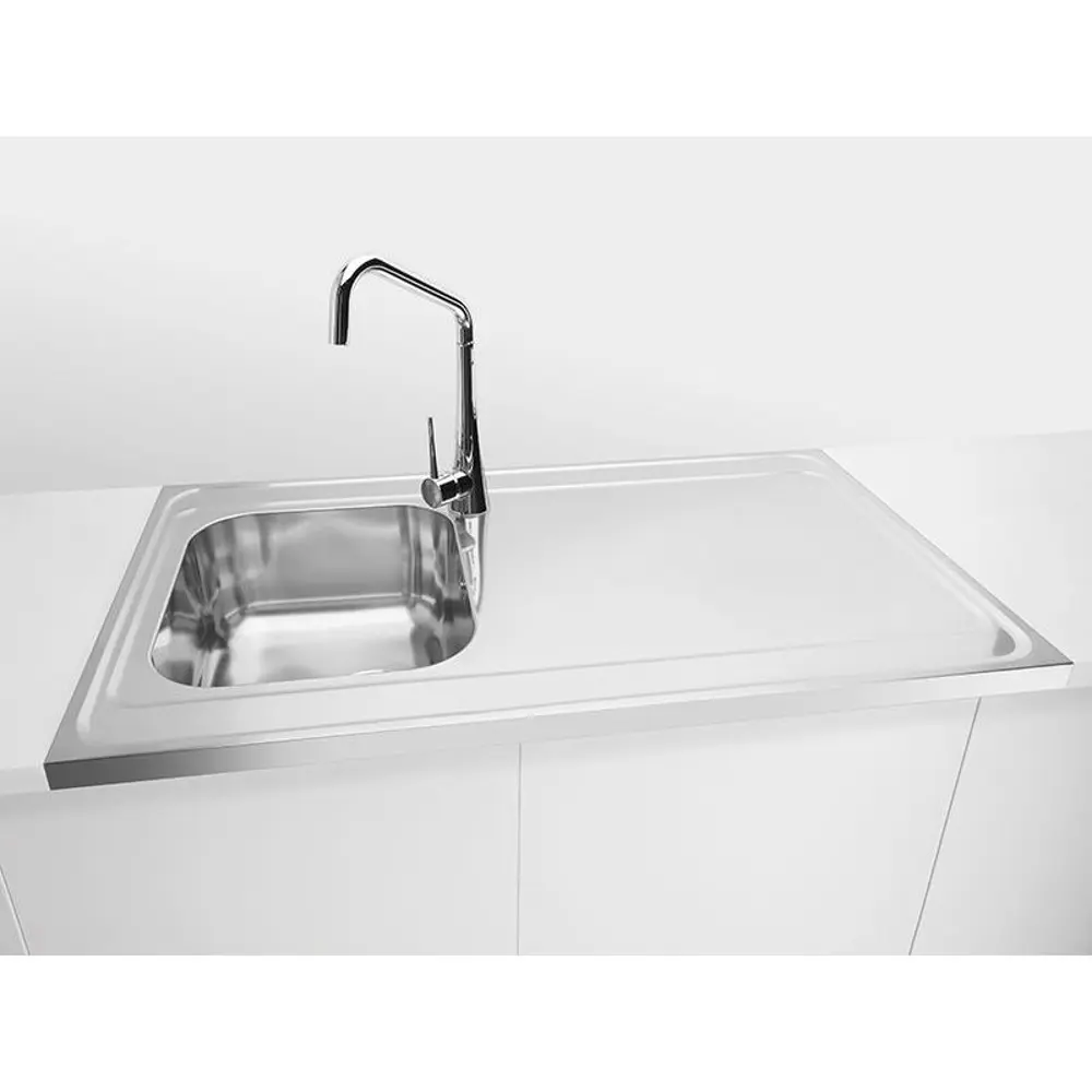 Фото 2 Накладная мойка Alveus Classic pro 70 100x60x19 см нержавеющая сталь 304 цвет нержавеющая сталь Фото 2 Накладная мойка Alveus Classic pro 70 100x60x19 см нержавеющая сталь 304 цвет нержавеющая сталь