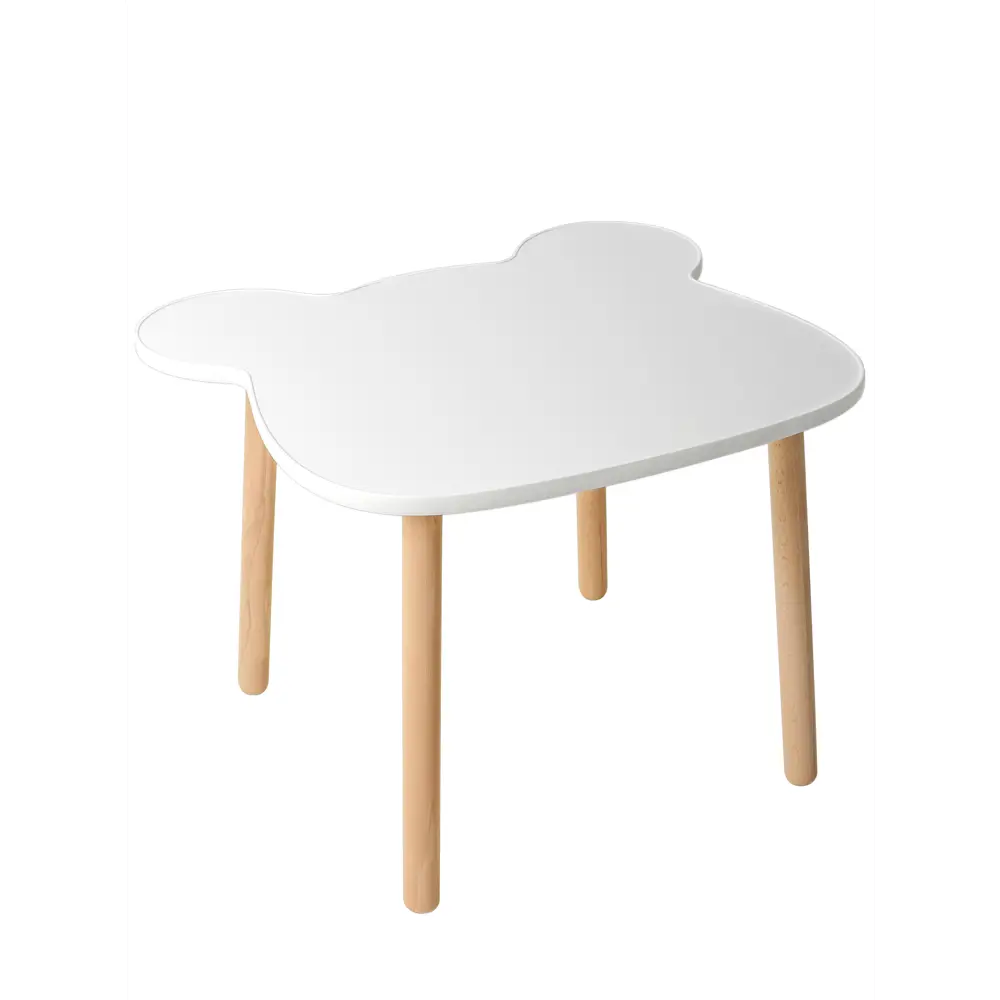 Фото Стол детский Mega Toys 60x46x60 см МДФ цвет белый Фото Стол детский Mega Toys 60x46x60 см МДФ цвет белый