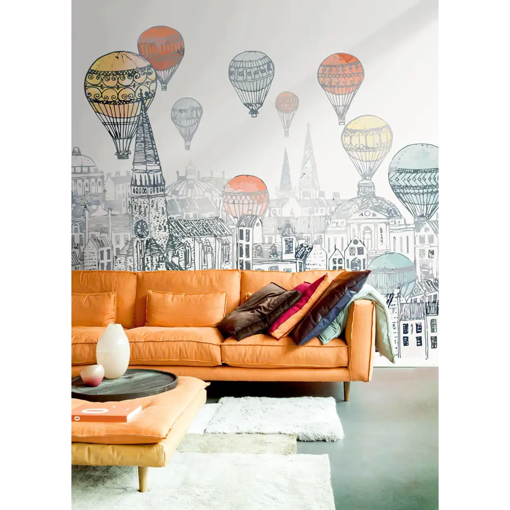 Фото 3 Фотообои флизелиновые Respace Небо над Парижем 350см x 275см MOD-59-1