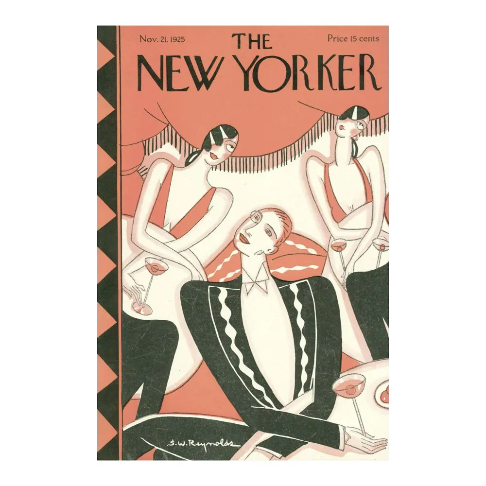 Фото Постер Простопостер "Обложки new yorker - вечер в кафе" 50x40 см в подарочном тубусе без рамы Фото Постер Простопостер "Обложки new yorker - вечер в кафе" 50x40 см в подарочном тубусе без рамы