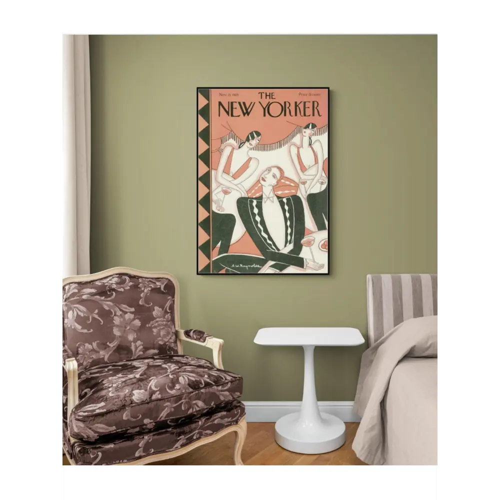 Фото 3 Постер Простопостер "Обложки new yorker - вечер в кафе" 70x50 см в подарочном тубусе без рамы Фото 3 Постер Простопостер "Обложки new yorker - вечер в кафе" 70x50 см в подарочном тубусе без рамы