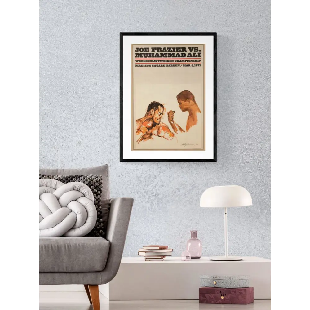 Фото 2 Постер Простопостер "Бокс - бой joe frazier" 50x40 см в раме Фото 2 Постер Простопостер "Бокс - бой joe frazier" 50x40 см в раме