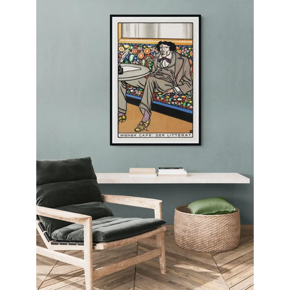 Фото 2 Постер Простопостер "Мориц юнг - венское кафе: литератор" 50x40 см в подарочном тубусе без рамы Фото 2 Постер Простопостер "Мориц юнг - венское кафе: литератор" 50x40 см в подарочном тубусе без рамы