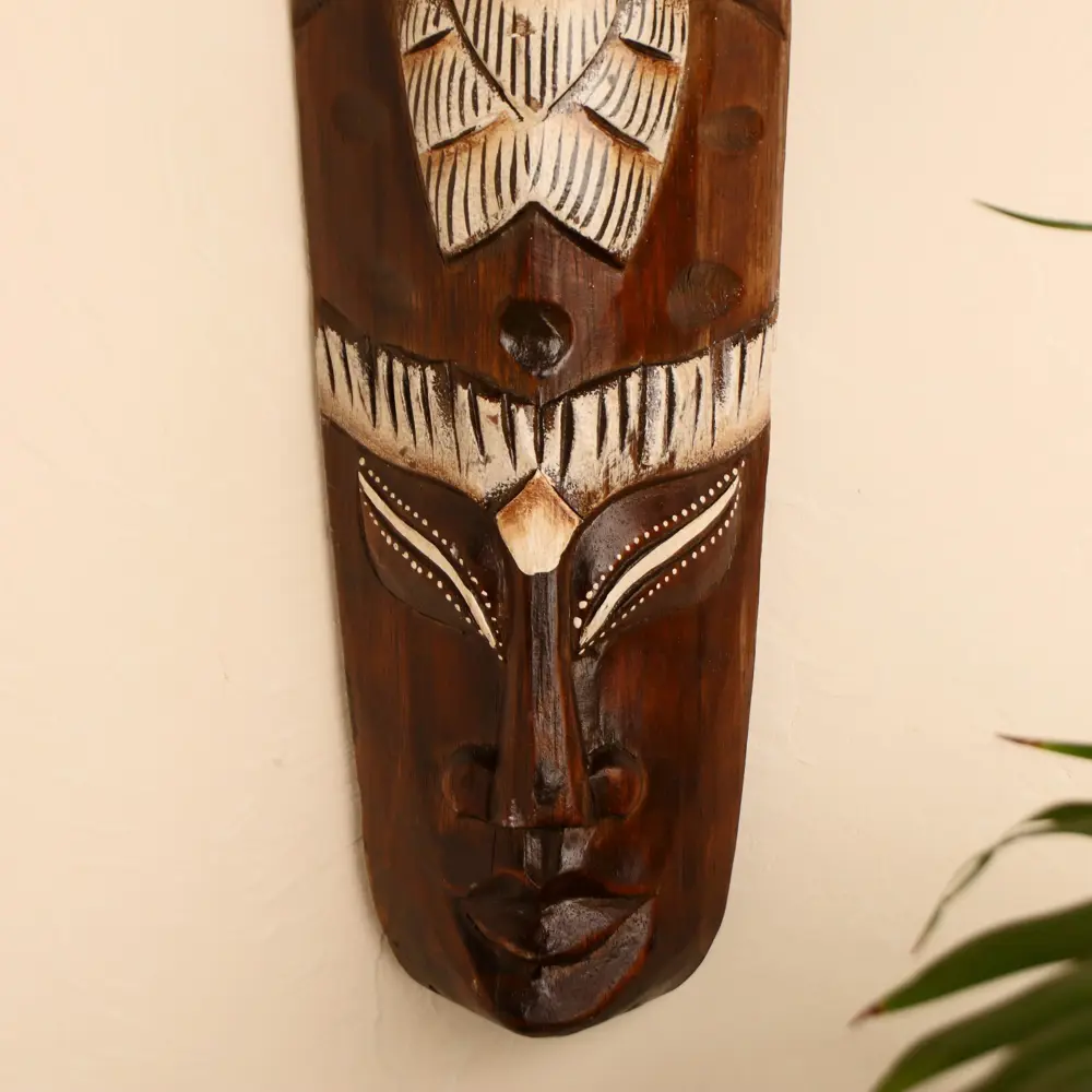 Фото 3 Панно-маска настенная "Абориген и сова на ветке" 50x12x4 см Фото 3 Панно-маска настенная "Абориген и сова на ветке" 50x12x4 см