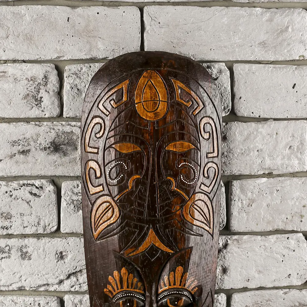 Фото 3 Панно-маска настенная "Абориген" 48.5x16x2.5 см Фото 3 Панно-маска настенная "Абориген" 48.5x16x2.5 см