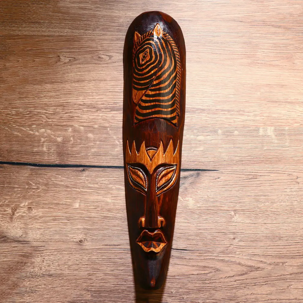 Фото Панно-маска настенная "Абориген" 50x11x6 см Фото Панно-маска настенная "Абориген" 50x11x6 см