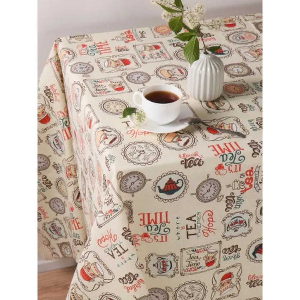 Фото Скатерть на стол Lizzy Home SKATROG150180/чайная, прямоугольная, 150x180 см, цвет бежевый Фото Скатерть на стол Lizzy Home SKATROG150180/чайная, прямоугольная, 150x180 см, цвет бежевый