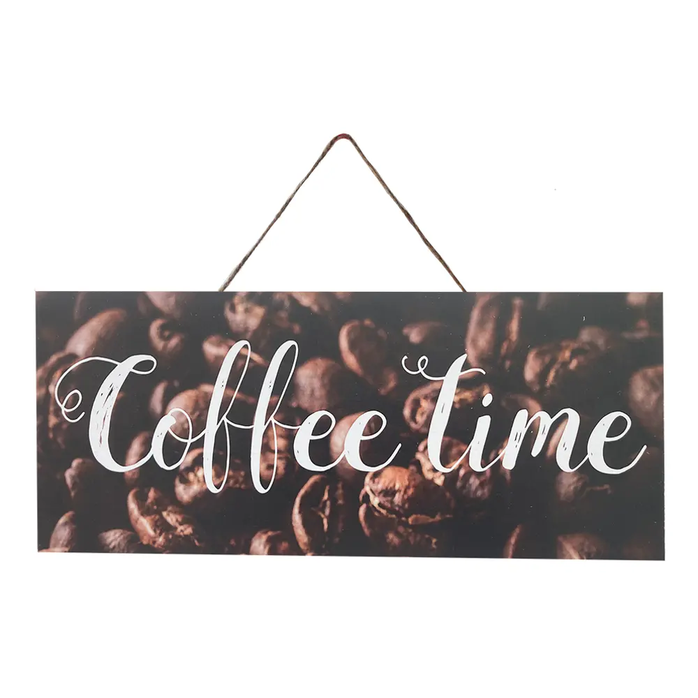 Фото Табличка декоративная Coffee Time 10x25 см Фото Табличка декоративная Coffee Time 10x25 см