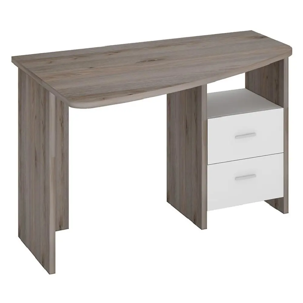 Фото Компьютерный стол Мэрдэс Скл-крл 120 нбе лев 120x77x69 см ЛДСП цвет серый дуб, белый жемчуг Фото Компьютерный стол Мэрдэс Скл-крл 120 нбе лев 120x77x69 см ЛДСП цвет серый дуб, белый жемчуг