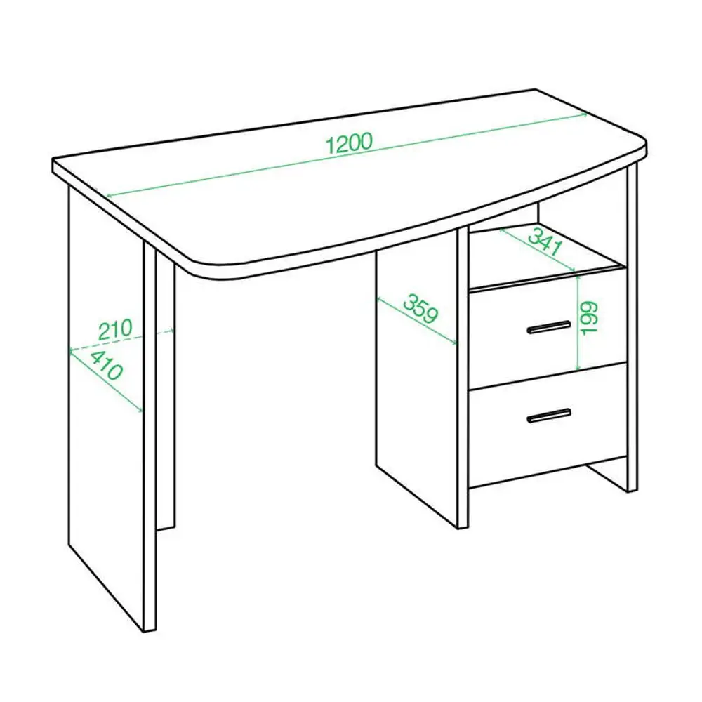 Фото 2 Компьютерный стол Мэрдэс Скл-крл 120 нбе прав 120x77x69 см ЛДСП цвет серый дуб, белый жемчуг Фото 2 Компьютерный стол Мэрдэс Скл-крл 120 нбе прав 120x77x69 см ЛДСП цвет серый дуб, белый жемчуг
