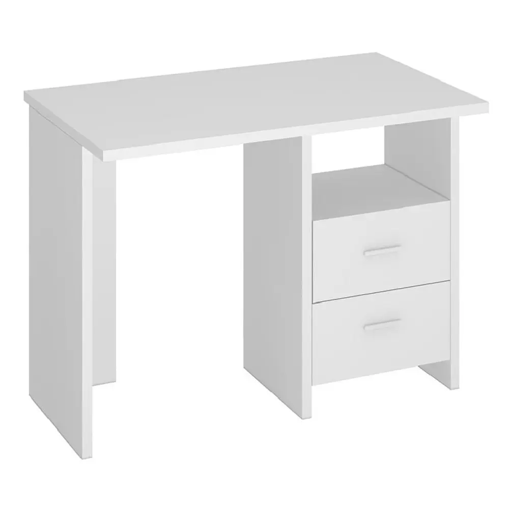 Фото Компьютерный стол Мэрдэс Скл-прям100 бе 100x77x60 см ЛДСП цвет белый жемчуг Фото Компьютерный стол Мэрдэс Скл-прям100 бе 100x77x60 см ЛДСП цвет белый жемчуг