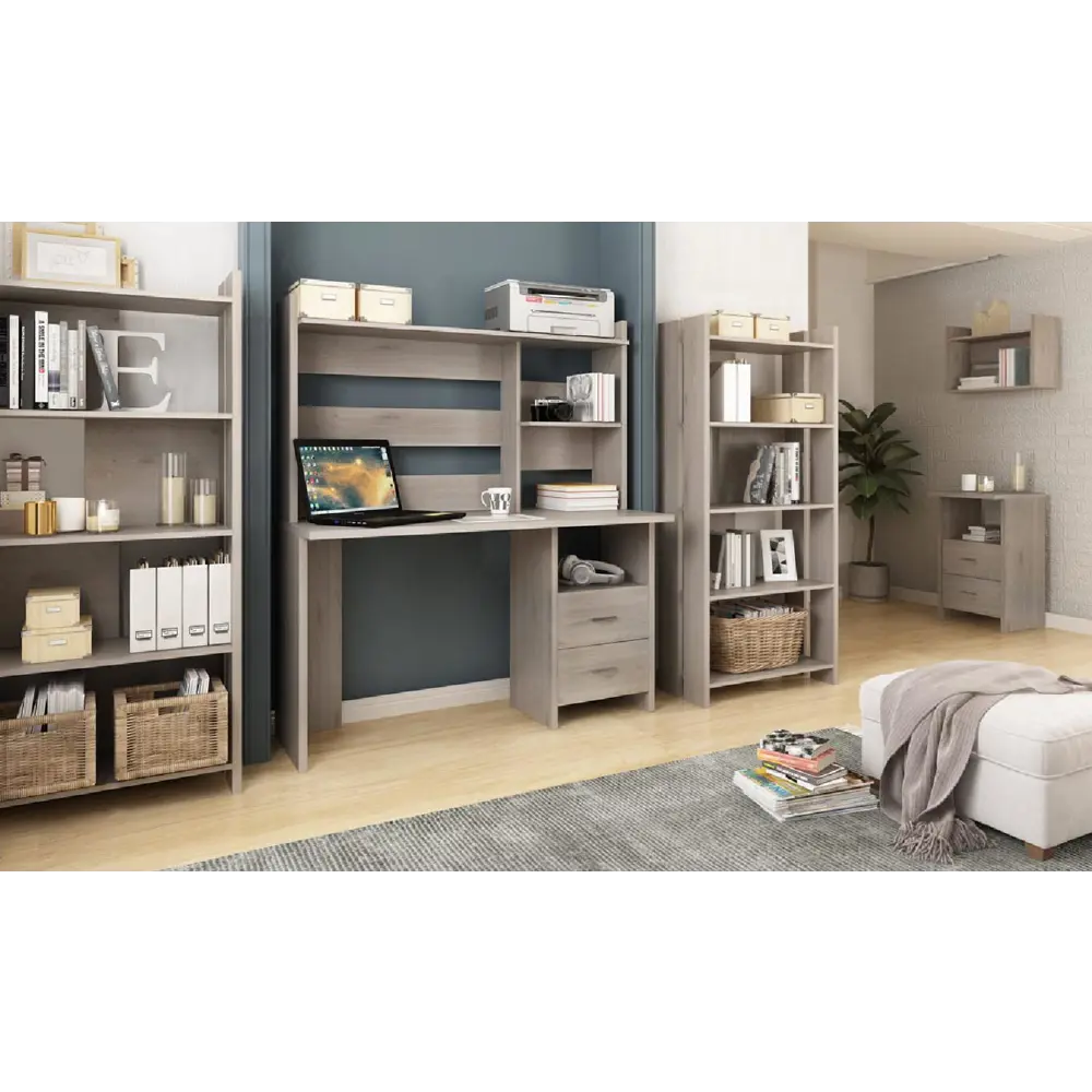 Фото 4 Компьютерный стол Мэрдэс Скл-прям120+нкл-120 в 120x152x60 см ЛДСП цвет венге