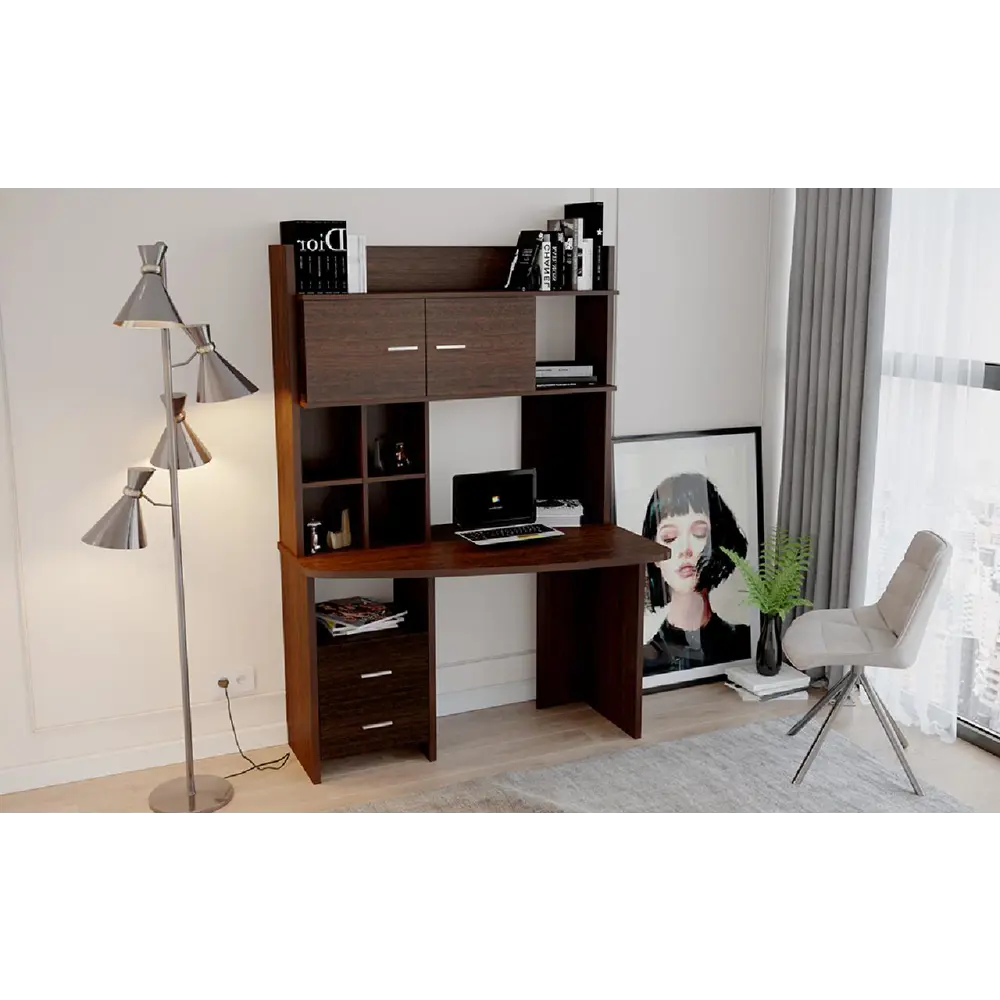 Фото 4 Компьютерный стол Мэрдэс Скл-крл120+нклx-120 бе прав 120x179x69 см ЛДСП цвет белый жемчуг Фото 4 Компьютерный стол Мэрдэс Скл-крл120+нклx-120 бе прав 120x179x69 см ЛДСП цвет белый жемчуг