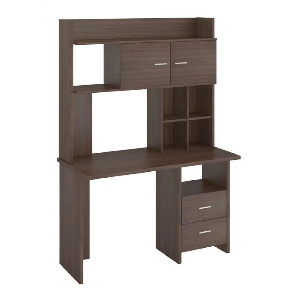 Фото Компьютерный стол Мэрдэс Скл-прям120+нклx-120 ш-ч 120x179x60 см ЛДСП цвет коричневый Фото Компьютерный стол Мэрдэс Скл-прям120+нклx-120 ш-ч 120x179x60 см ЛДСП цвет коричневый