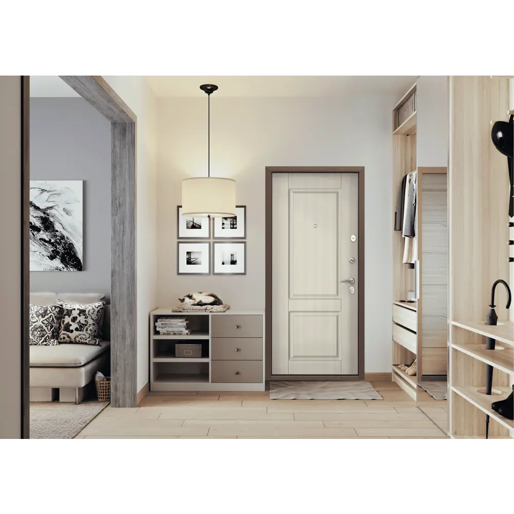 Фото 2 Дверь входная Torex Delta-M 10 205х95см правая бежевый Фото 2 Дверь входная Torex Delta-M 10 205х95см правая бежевый