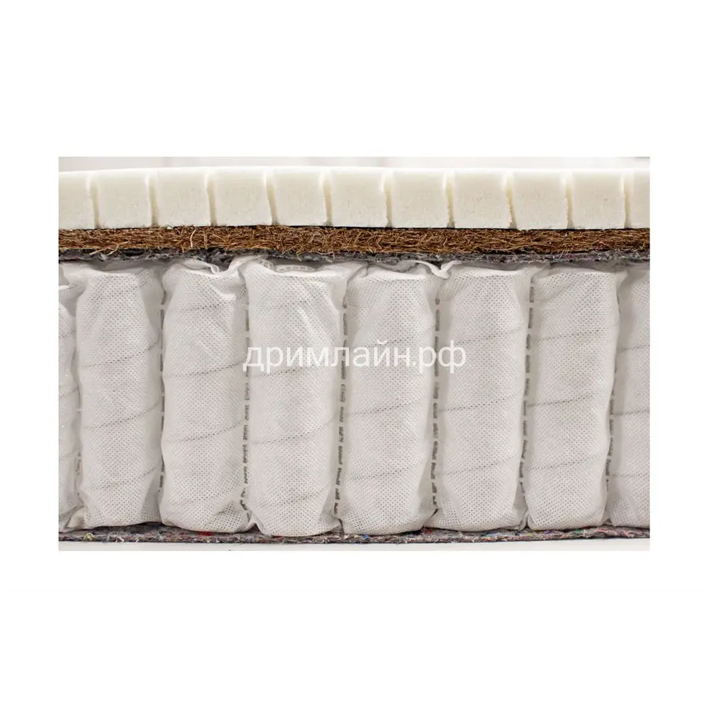 Фото 5 Матрас Dreamline Single SleepDream Medium S1000 160x180 см, независимый пружинный блок, двуспальный, латексный Фото 5 Матрас Dreamline Single SleepDream Medium S1000 160x180 см, независимый пружинный блок, двуспальный, латексный