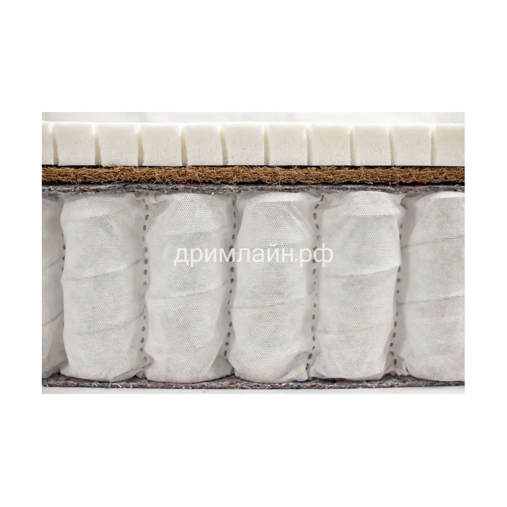 Фото 5 Матрас Dreamline Single SleepDream Medium TFK 180x205 см, независимый пружинный блок, двуспальный, латексный Фото 5 Матрас Dreamline Single SleepDream Medium TFK 180x205 см, независимый пружинный блок, двуспальный, латексный