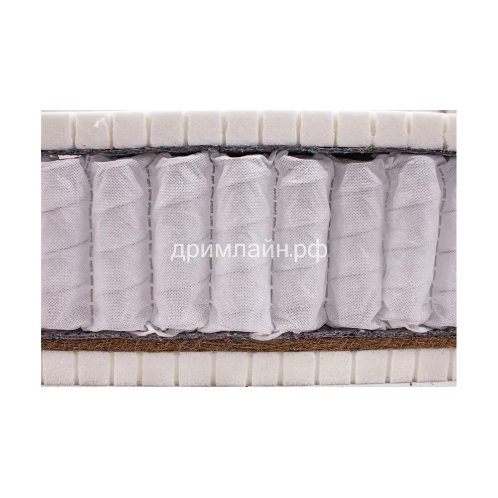 Фото 7 Матрас Dreamline SleepDream Soft S1000 140x195 см, независимый пружинный блок, двуспальный, латексный Фото 7 Матрас Dreamline SleepDream Soft S1000 140x195 см, независимый пружинный блок, двуспальный, латексный