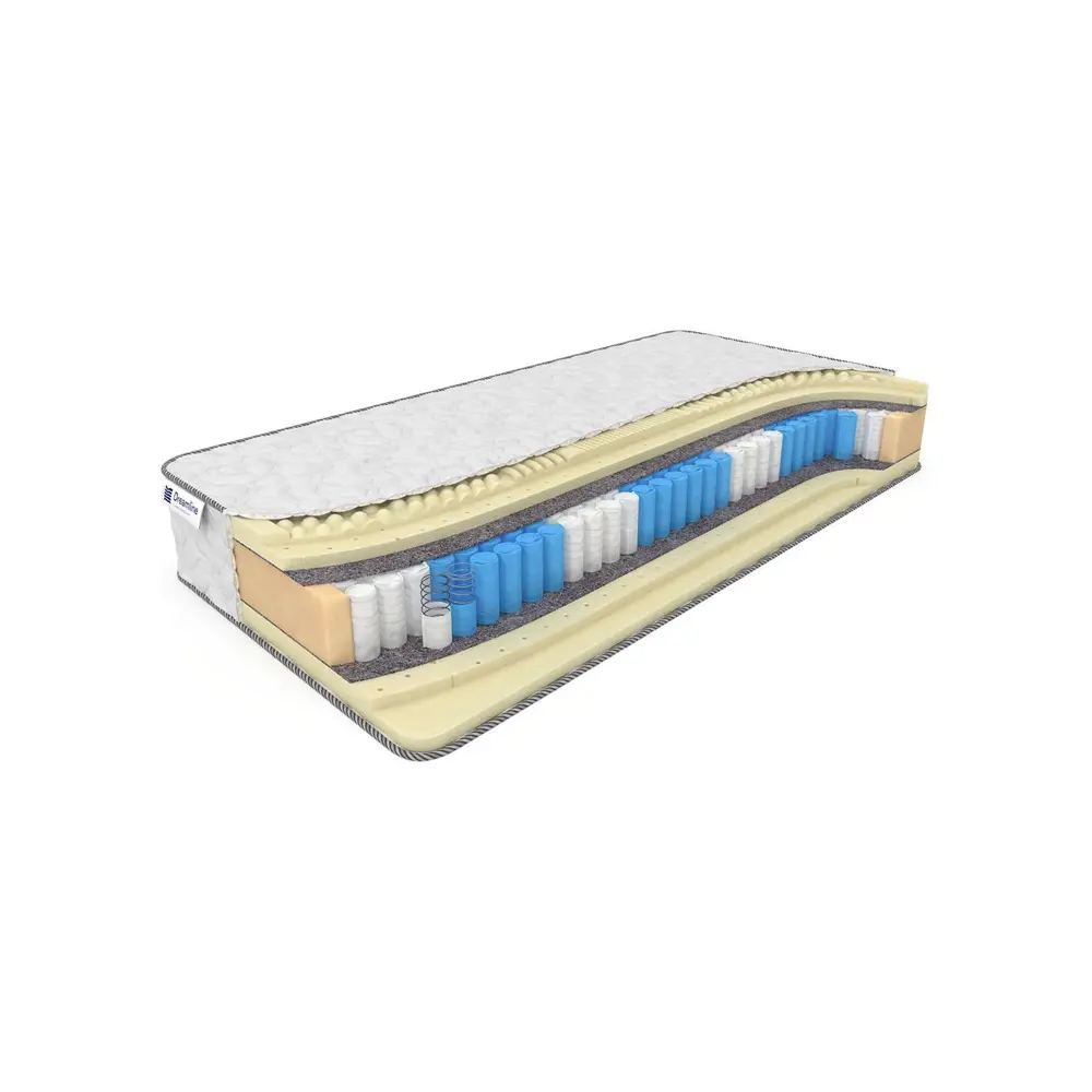 Фото Матрас Dreamline Prime Smart Zone 120x210 см, независимый пружинный блок, полутораспальный, латексный Фото Матрас Dreamline Prime Smart Zone 120x210 см, независимый пружинный блок, полутораспальный, латексный