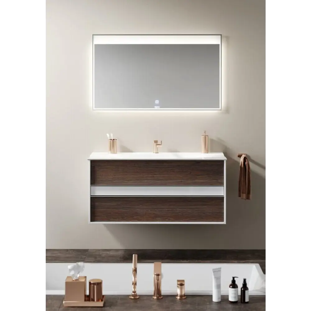 Фото 4 Тумба под раковину Clarberg Evolution 120см крафт темный Фото 4 Тумба под раковину Clarberg Evolution 120см крафт темный