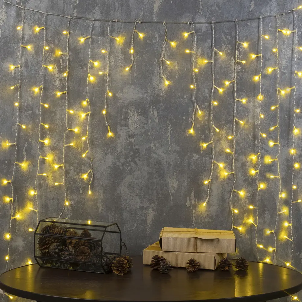 Фото 8 Электрогирлянда комнатная Luazon lighting 3556827 бахрома 1x1 м 126 ламп теплый белый 8 режимов работы Фото 8 Электрогирлянда комнатная Luazon lighting 3556827 бахрома 1x1 м 126 ламп теплый белый 8 режимов работы