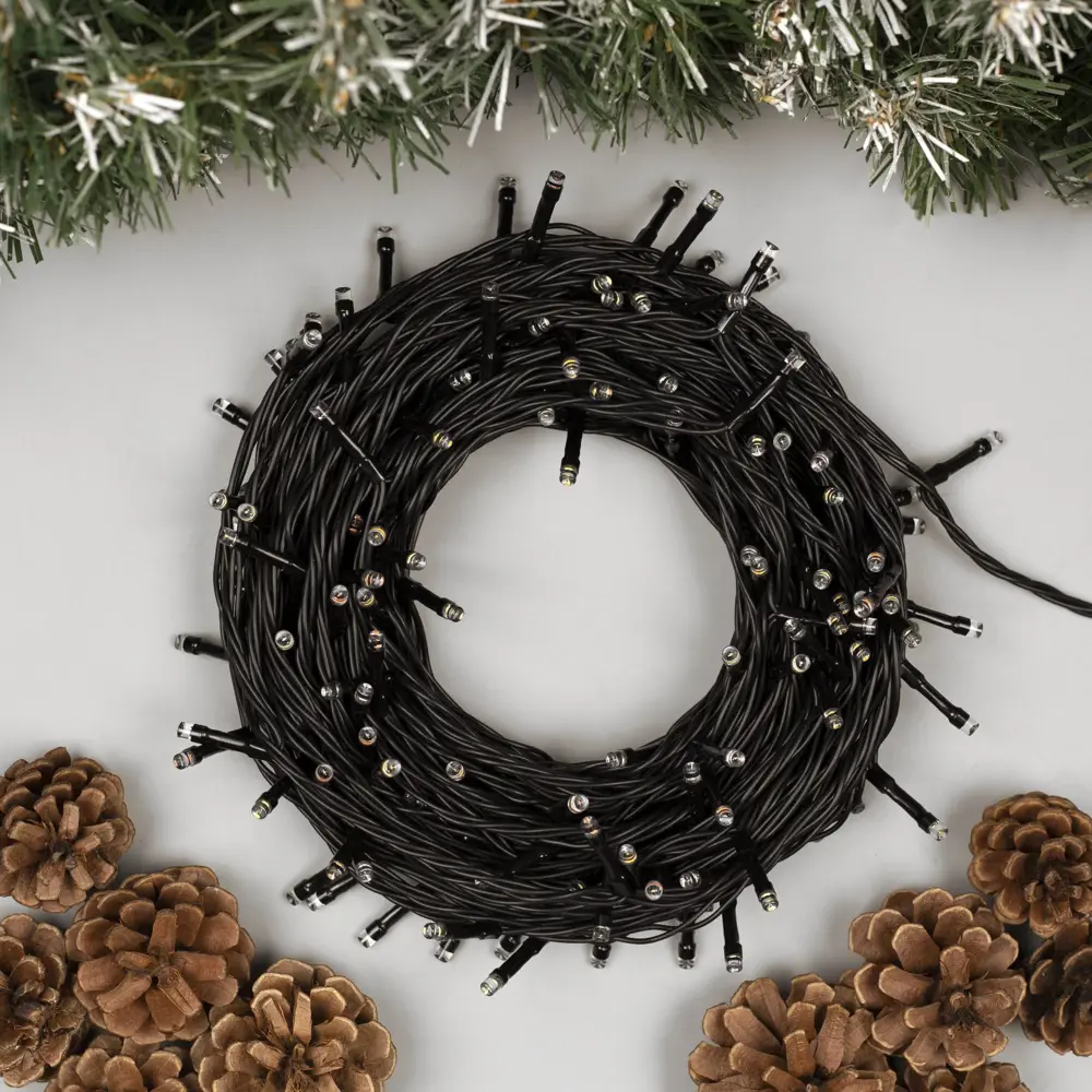 Фото 2 Электрогирлянда универсальная Luazon lighting 2361683 гирлянда 100 м 1000 ламп бесцветный 8 режимов работы Фото 2 Электрогирлянда универсальная Luazon lighting 2361683 гирлянда 100 м 1000 ламп бесцветный 8 режимов работы