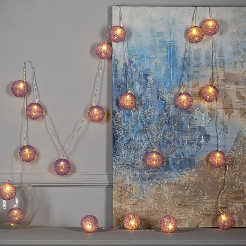 Фото Электрогирлянда комнатная Luazon lighting 5985172 нить 5 м 20 ламп бесцветный 1 режим работы Фото Электрогирлянда комнатная Luazon lighting 5985172 нить 5 м 20 ламп бесцветный 1 режим работы
