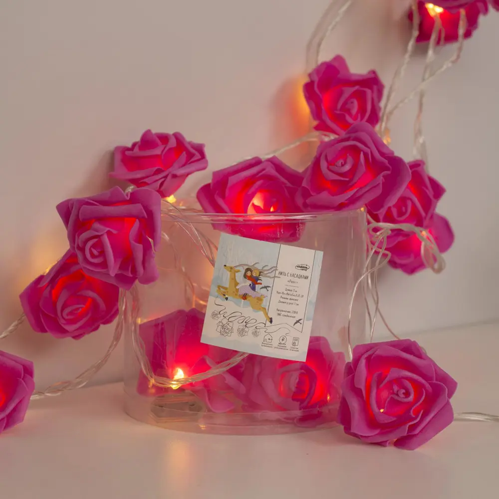Фото 4 Электрогирлянда комнатная Luazon lighting 3612372 нить 5 м 20 ламп бесцветный 1 режим работы Фото 4 Электрогирлянда комнатная Luazon lighting 3612372 нить 5 м 20 ламп бесцветный 1 режим работы