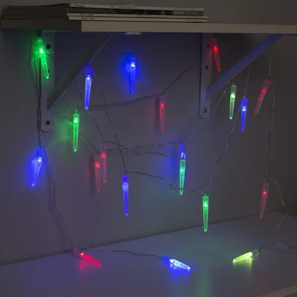 Фото 3 Электрогирлянда комнатная Luazon lighting 185511 нить 5 м 20 ламп бесцветный 1 режим работы Фото 3 Электрогирлянда комнатная Luazon lighting 185511 нить 5 м 20 ламп бесцветный 1 режим работы