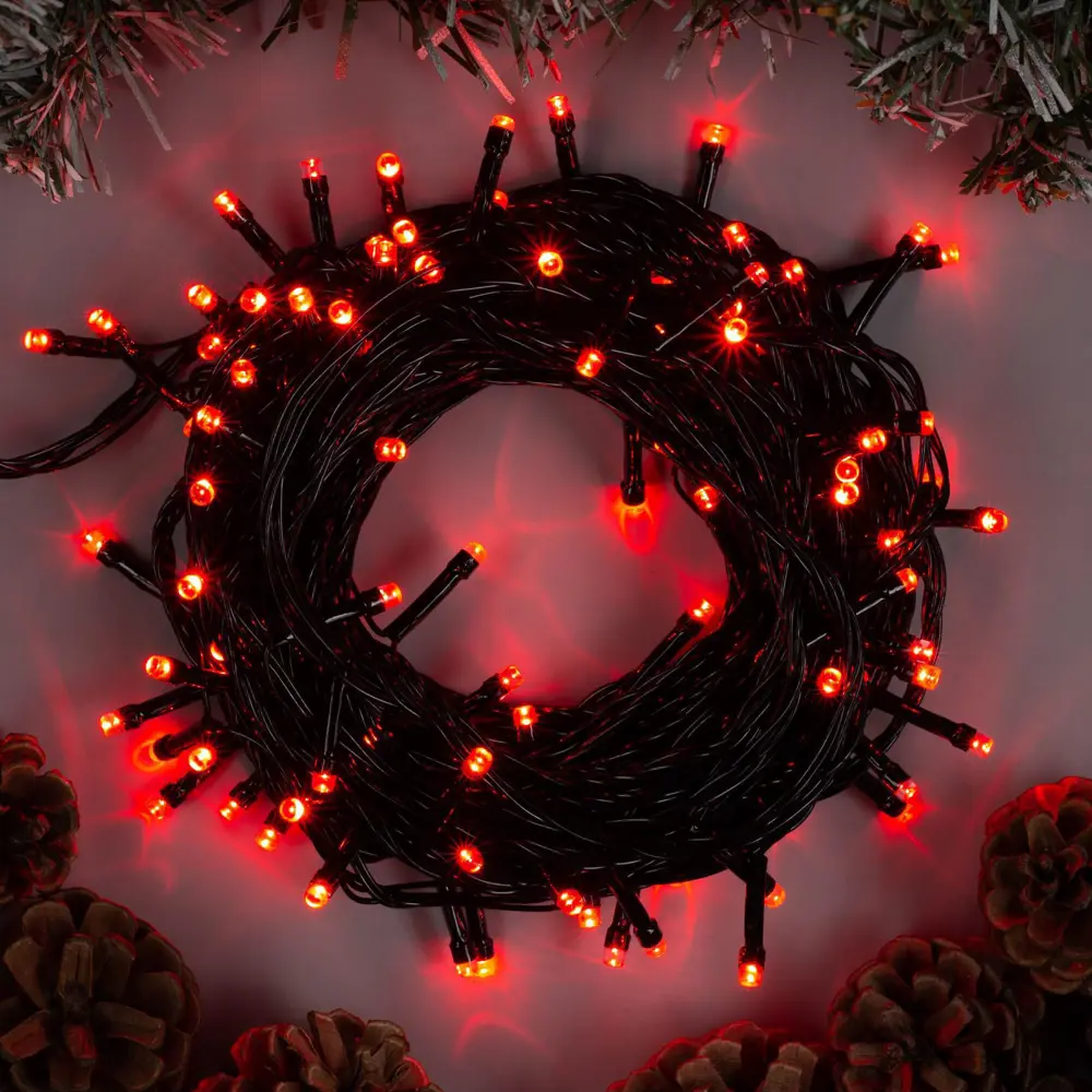 Фото Электрогирлянда комнатная Luazon lighting 3556794 нить 10 м 100 ламп бесцветный 8 режимов работы Фото Электрогирлянда комнатная Luazon lighting 3556794 нить 10 м 100 ламп бесцветный 8 режимов работы