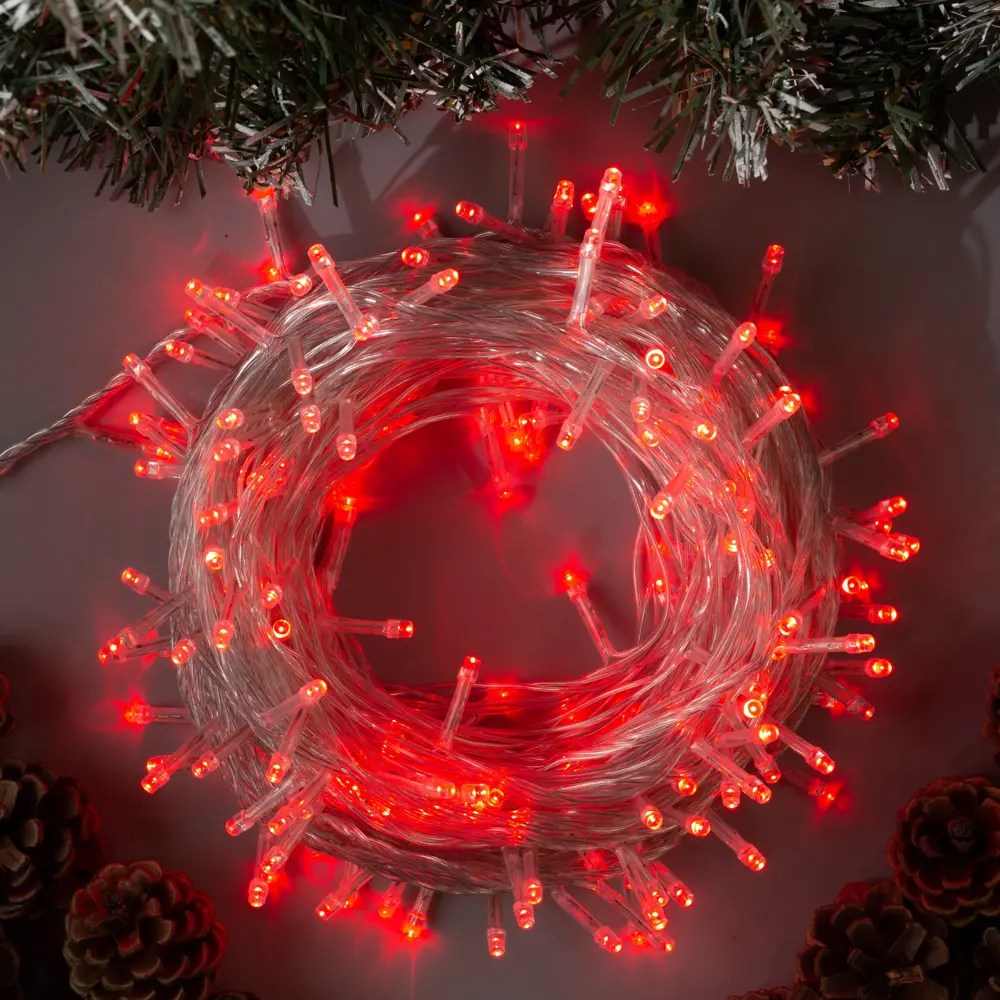 Фото Электрогирлянда комнатная Luazon lighting 3556810 нить 20 м 200 ламп бесцветный 8 режимов работы Фото Электрогирлянда комнатная Luazon lighting 3556810 нить 20 м 200 ламп бесцветный 8 режимов работы